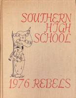 Southern High School 1976 yearbook cover photo