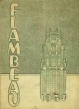 1954 Lincoln High School Yearbook from Manitowoc, Wisconsin cover image
