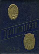 Mt. St. Michael Academy 1954 yearbook cover photo