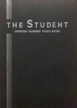 Port Huron High School 1937 yearbook cover photo