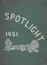 Palatine High School 1951 yearbook cover photo