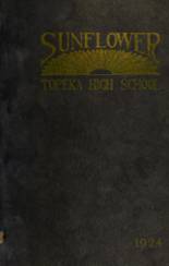 Topeka High School 1924 yearbook cover photo