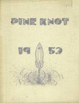 Pine Valley Central High School 1953 yearbook cover photo