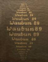 Waupun High School 1989 yearbook cover photo