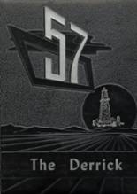 Burkburnett High School 1957 yearbook cover photo