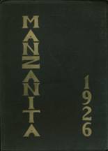 Watsonville High School 1926 yearbook cover photo