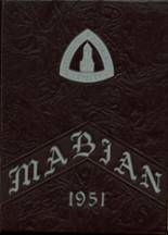 University School for Boys 1951 yearbook cover photo
