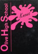 1991 Olive High School Yearbook from Drumright, Oklahoma cover image