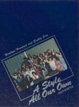 St. Agnes Academic High School 1985 yearbook cover photo