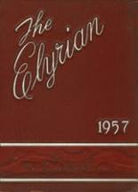 Elyria High School 1957 yearbook cover photo