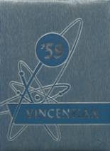 St. Vincent's Academy 1959 yearbook cover photo