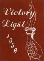 Mt. Victory-Dudley High School 1959 yearbook cover photo