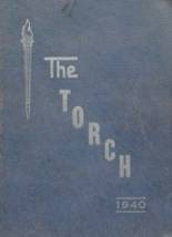 Attica High School 1940 yearbook cover photo