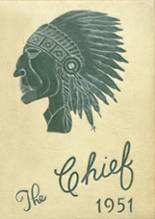 Waxahachie High School 1951 yearbook cover photo