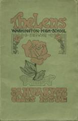 Washington High School 1922 yearbook cover photo