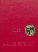 Maiden High School 1969 yearbook cover photo