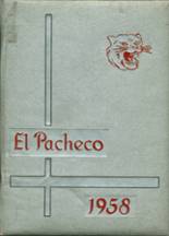 Los Banos High School 1958 yearbook cover photo