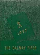 1957 Galway Central High School Yearbook from Galway, New York cover image