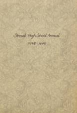 Stroud High School 1949 yearbook cover photo