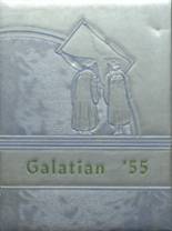 Galatia Community High School 1955 yearbook cover photo