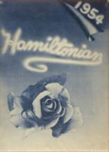 Hamilton Township High School 1954 yearbook cover photo