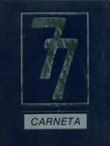 Carson City High School 1977 yearbook cover photo