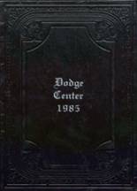 Dodge Center High School 1985 yearbook cover photo