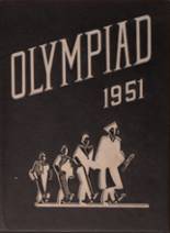 Olympia High School-W.W. Miller High School 1951 yearbook cover photo