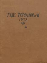 Tecumseh High School 1932 yearbook cover photo