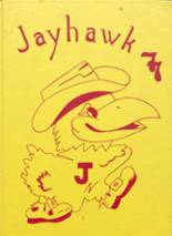 Jayhawk Linn High School 1977 yearbook cover photo