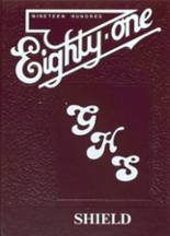 Greely High School 1981 yearbook cover photo
