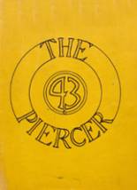 1943 Pierce High School Yearbook from Arbuckle, California cover image