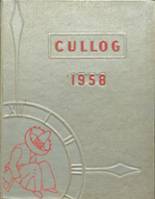 Cullom High School 1958 yearbook cover photo