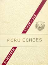 Ecru High School 1966 yearbook cover photo