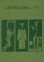 1971 Central Christian High School Yearbook from Kidron, Ohio cover image