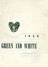 Greene Community High School 1959 yearbook cover photo