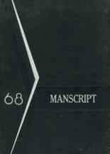Mansfield High School 1968 yearbook cover photo
