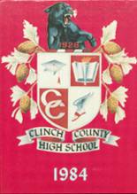 Clinch High School 1984 yearbook cover photo