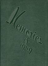 Monticello High School 1949 yearbook cover photo