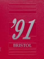 Bristol High School 1991 yearbook cover photo