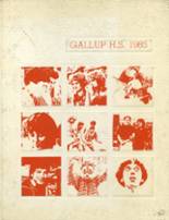 Gallup High School 1985 yearbook cover photo