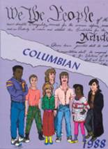 Columbia High School 1988 yearbook cover photo