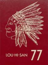 Loudon High School 1977 yearbook cover photo