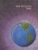 San Dieguito High School 1992 yearbook cover photo