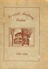 1939 Foxcroft Academy Yearbook from Dover foxcroft, Maine cover image