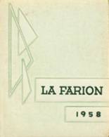 1958 Lagrove High School Yearbook from Farina, Illinois cover image