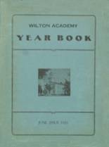 1921 Wilton Academy Yearbook from Wilton, Maine cover image