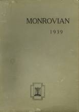 Monroe High School 1939 yearbook cover photo
