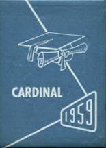 Cochranton Junior-Senior High School 1959 yearbook cover photo