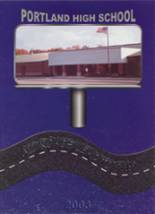 2003 Portland High School Yearbook from Portland, Tennessee cover image
